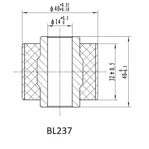 Втулка амортизатора РИФ SA237 (с маркировкой 1) нижняя