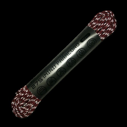 Паракорд 275 (мини) CORD nylon 10м световозвращающий (red)