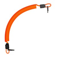 Страховочный тренчик CORD из паракорда с 2 карабинами (neon orange)