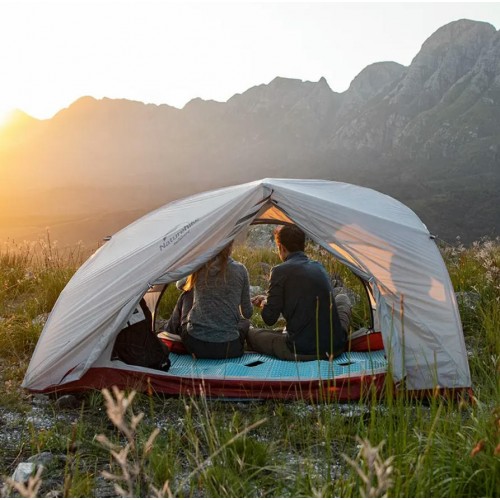 Палатка Naturehike Star-river Si 2-местная, алюминиевый каркас, сверхлегкая, серо-красная