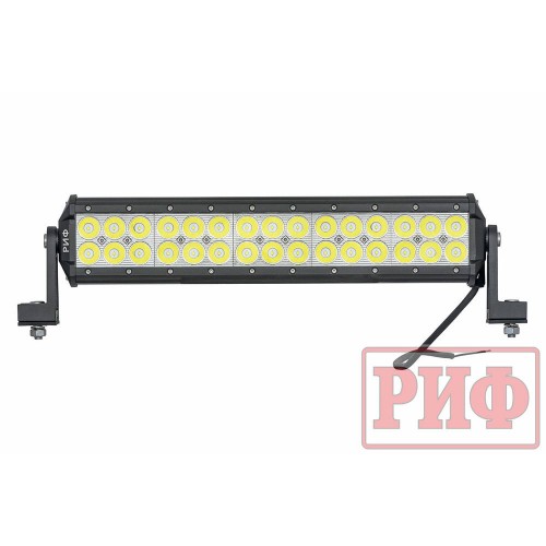 Светодиодная фара дальнего света РИФ 370 мм 90W LED