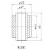 Втулка амортизаторов РИФ SA241, SA245 (с маркировкой 1)