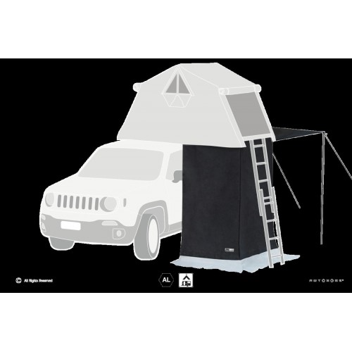 Тамбур к палатке AUTOHOME OVERLAND SMALL SAFARI EXPLORER, тент песочный, до 220 см