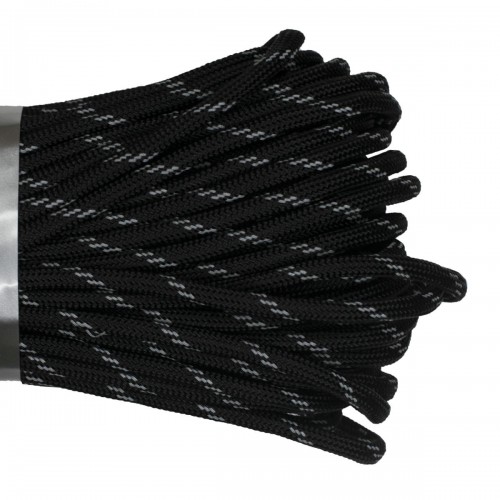 Паракорд 550 CORD nylon 30м световозвращающий (black)