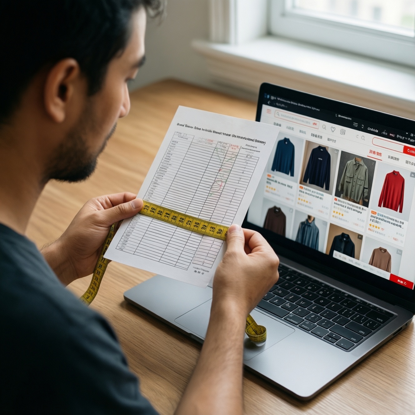 Как выбирать одежду онлайн: размерные сетки, посадка, ткани и реальные фото